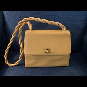 Authentic Vintage 1998 Chanel Twisted Strap Bag